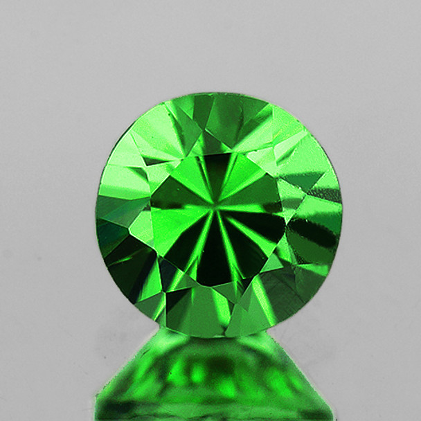 3.60 mm Round 1 piece Natural Intense Chrome Green Tsavorite Garnet [VVS]