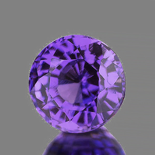 4.50 mm Round 1 piece AAA Luster Natural Intense Purple Sapphire [Flawless-VVS]