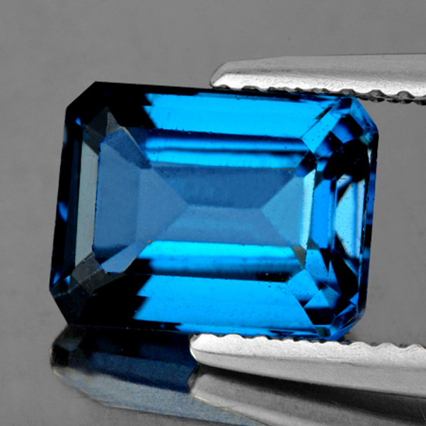11.5x8.5 mm Octagon 5.50cts AAA Luster Natural London Blue Topaz [Flawless-VVS]