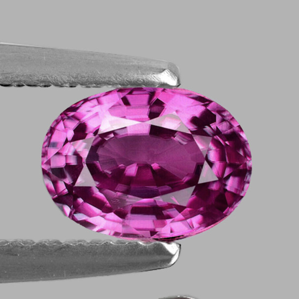 5.5x3.5 mm Oval 0.42ct AAA Luster Natural Intense Purple Pink Sapphire [Flawless-VVS]