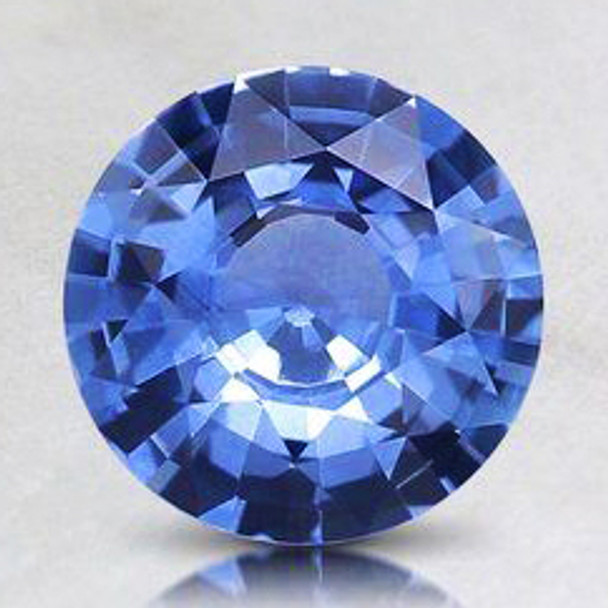 4.00 mm Round 1piece AAA Fire Luster Natural Intense Blue Sapphire [Flawless-VVS]