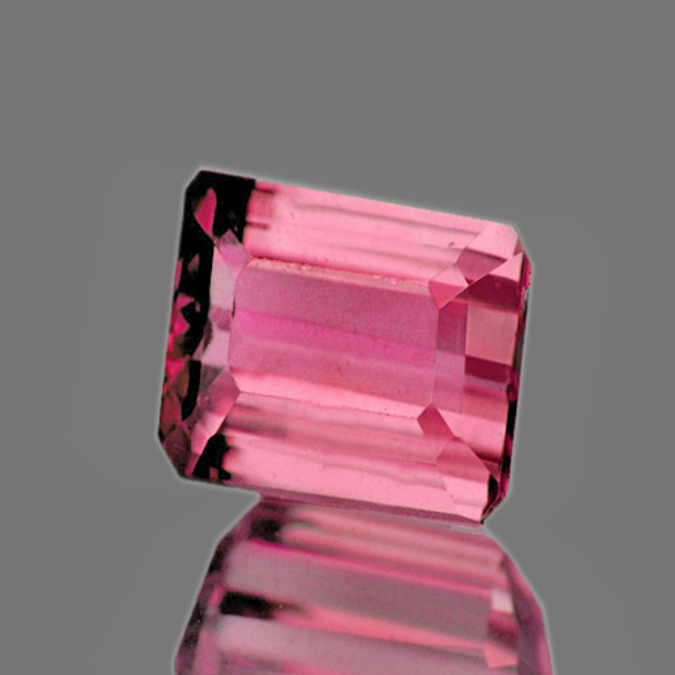 6.5x5 mm Octagon 0.80ct Sparkling Natural Padparadscha Pink Tourmaline [VVS]