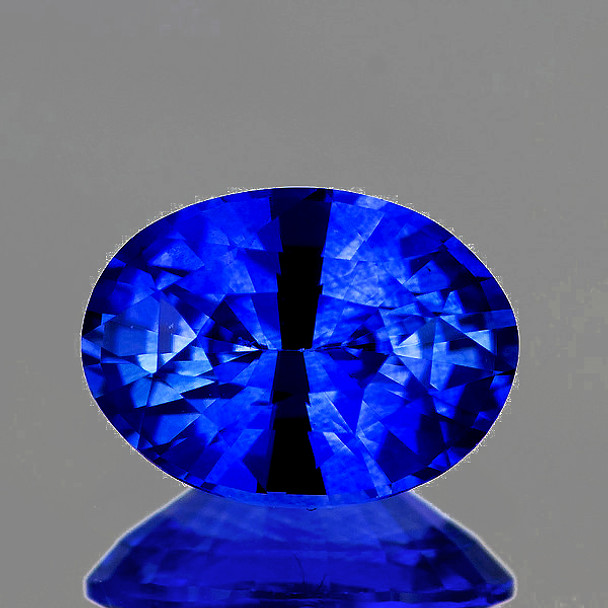 8x6 mm Oval {1.62ct} AAA Luster Natural SriLanka Top Intense Blue Sapphire [Flawless-VVS] Free Certificate