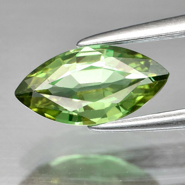7.5x4 mm Marquise 0.50ct Brilliant Natural Australian Green Sapphire [Flawless-VVS]