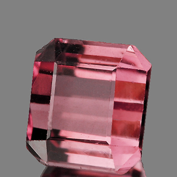 5.5x4.5 mm Octagon 0.88ct Sparkling Natural Padparadscha Pink Tourmaline [Flawless-VVS]