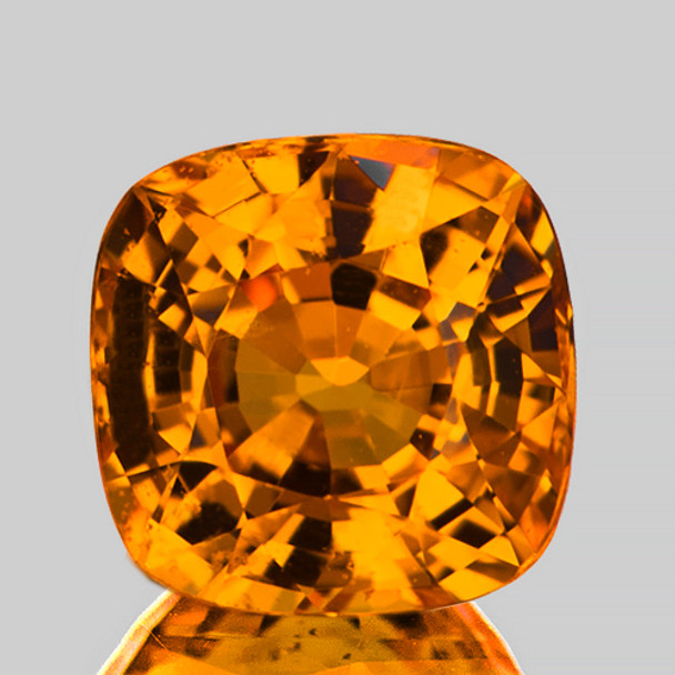 6.50 mm Cushion {1.68ct} Top Luster Natural Intense Yellow Sapphire [Flawless-VVS]