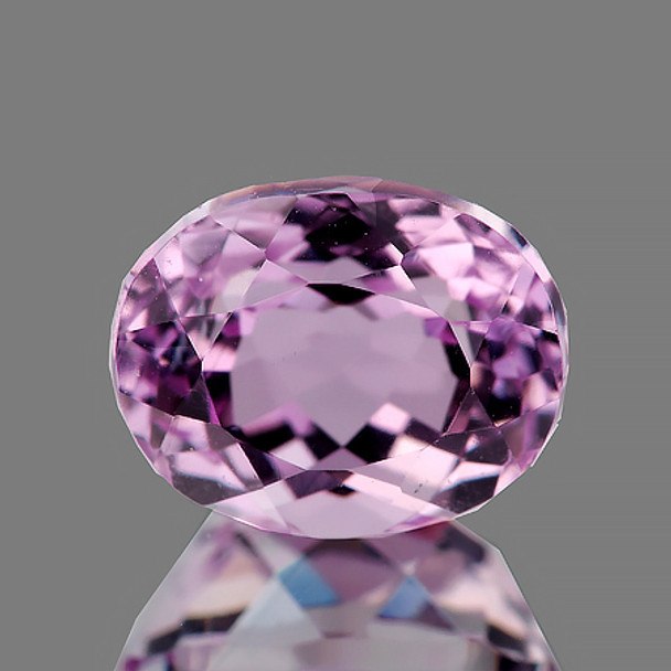 9x7 mm Oval 2.40cts AAA Luster Natural Pink Kunzite [Flawless-VVS]