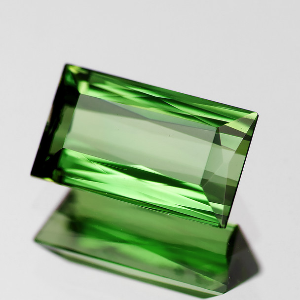 18x10 mm Baguette {11.21cts} Natural Brilliant Green Tourmaline [Flawless-VVS]