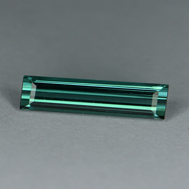 20.5x4.5 mm Baguette {3.25cts} Natural Brilliant Green Blue Tourmaline [Flawless-VVS]