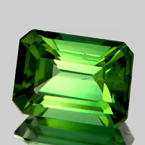 8x6 mm Octagon 1.62ct Sparkling Natural Chrome Green Tourmaline [Flawless-VVS]