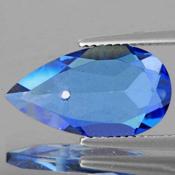 18x10 mm PEAR 5.18cts NATURAL BLUE MYSTIC TOPAZ BRAZIL [FLAWLESS-VVS]