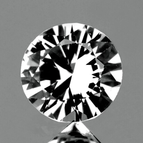 4.30 mm ROUND 0.44ct NATURAL BRILLIANT WHITE SAPPHIRE [FLAWLESS-VVS]