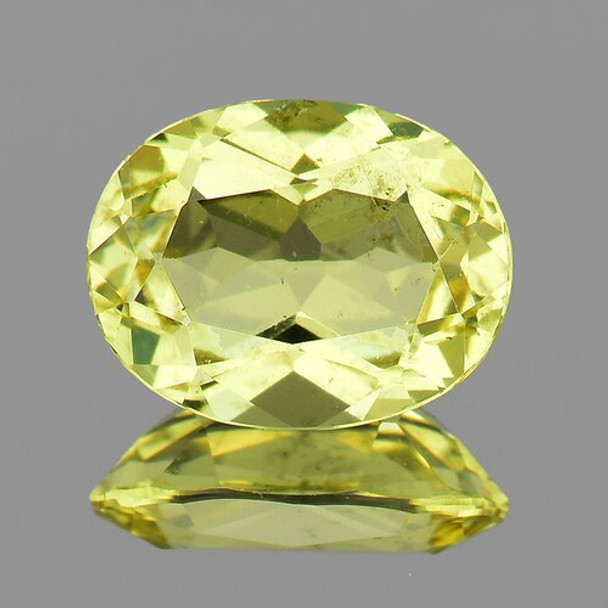 9x7 mm Oval 1.60cts Natural Yellow Beryl 'Heliodor' [Flawless-VVS]