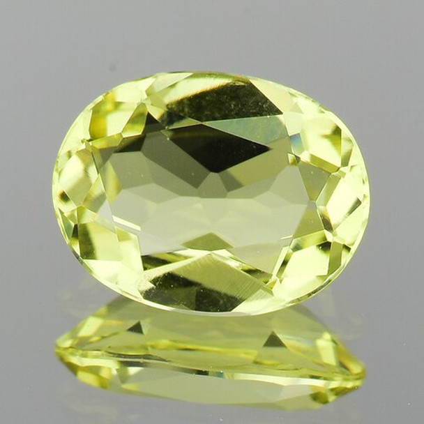 9x7 mm Oval 1.48cts Natural Canary Yellow Beryl 'Heliodor' [Flawless-VVS]