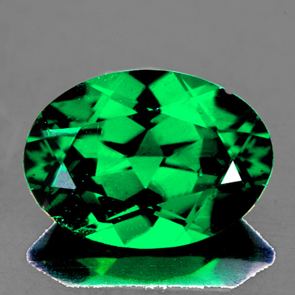 6x4 mm Oval 0.54ct AAA Fire Natural AAA Emerald Green Tsavorite Garnet [Flawless-VVS]