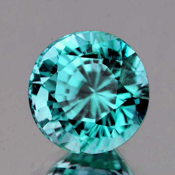 4.50 mm Round 0.36ct AAA Brilliant Luster Natural Greenish Blue Apatite [VVS]