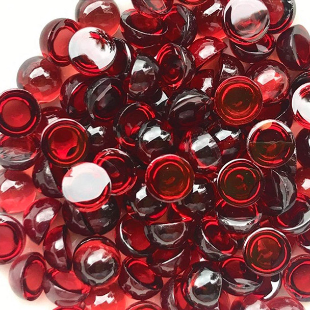 4.00 mm Round Cabochon 16 pcs AAA Luster Natural Red Mozambique Garnet [Flawless-VVS]