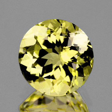 6.00 mm Round 1 piece AAA Fire Luster Natural Intense Yellow Beryl ...