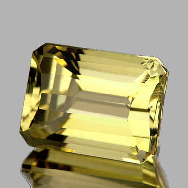 10x7 mm Octagon 2.52ct Brilliant Luster Natural Golden Yellow Beryl ...