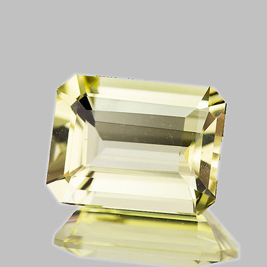 10x7.5 mm Octagon 2.45ct Brilliant Luster Natural Sparkling Yellow