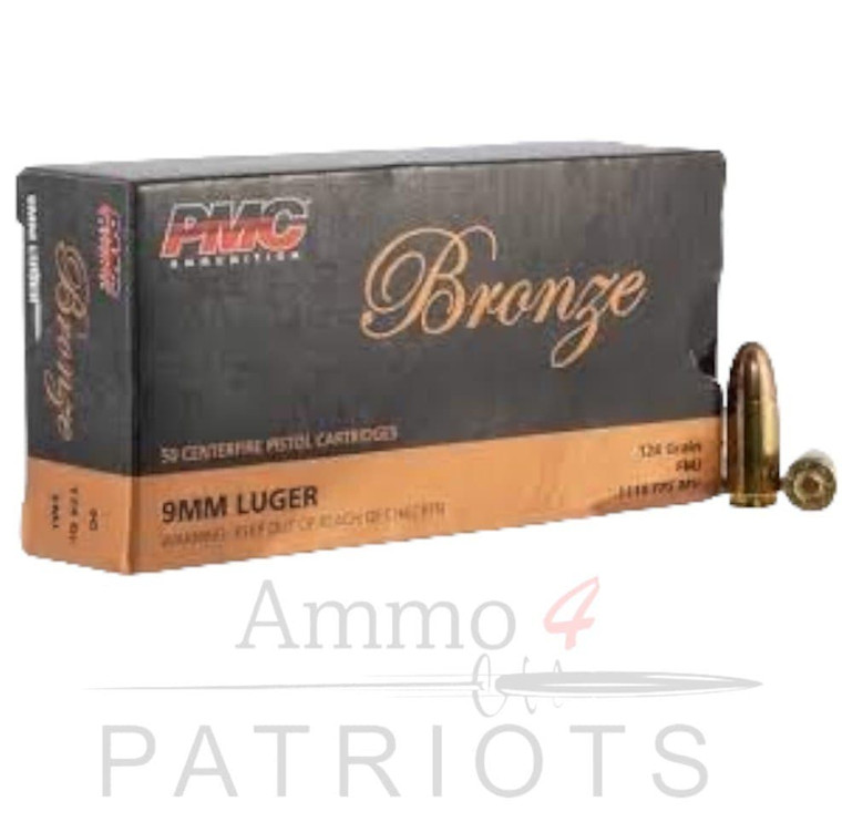 pmc-bronze-9mm-luger-124-gr-full-metal-jacket-box-of-50-pmc9g-741569070300
