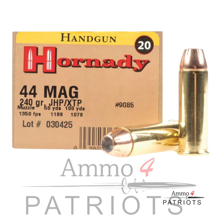 hornady-custom-ammunition-44-remington-magnum-240-grain-xtp-jacketed-hollow-point-20-round-box-9085-090255390858