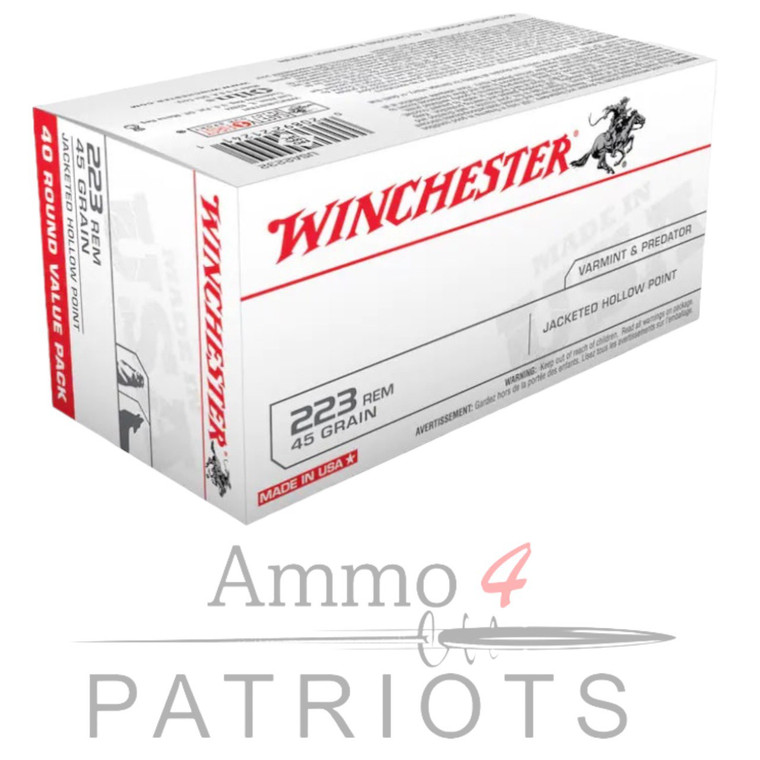 winchester-usa-ammunition-223-remington-45-grain-jacketed-hollow-point-40-round-box-usa2232-020892212411