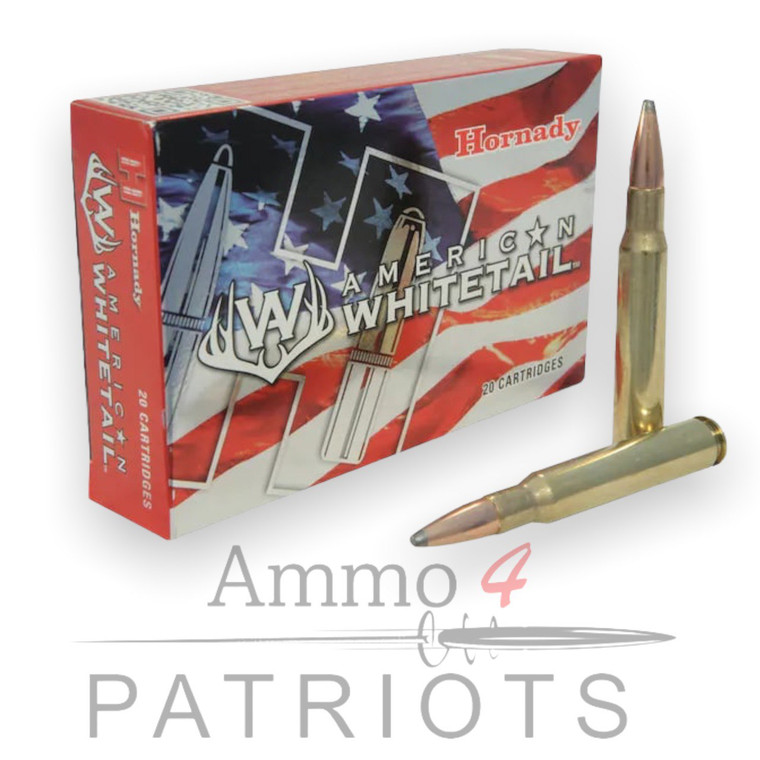 hornady-american-whitetail-ammunition-30-06-springfield-150-grain-interlock-spire-point-20-round-box-8108-090255381085