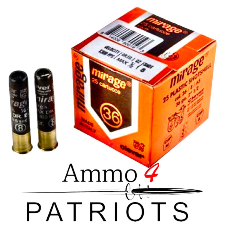 clever-mirage-410-bore-ammunition-2-1/2"-#8-shot-1/2oz-1300fps-25-round-box-cmstsc4108-814008800193