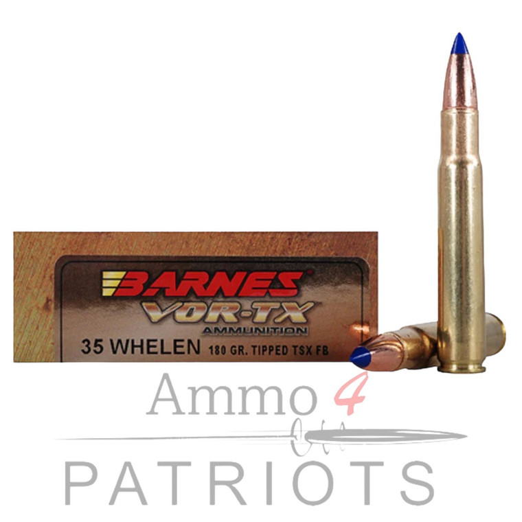 Barnes-VOR-TX-Ammunition-35-Whelen-180-Grain-TTSX-Polymer-Tipped-Spitzer-Flat-Base-Lead-Free-Box-of-20-21581-716876035809