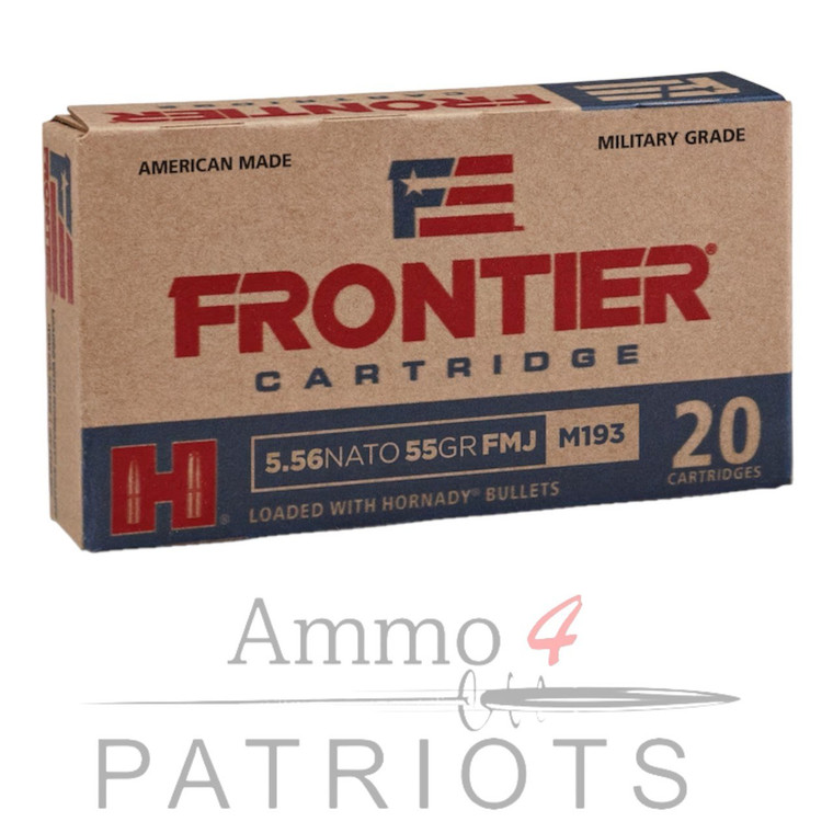 frontier-cartridge-military-grade-ammunition-5.56x45mm-nato-xm193-55-grain-hornady-full-metal-jacket-boat-tail-090255711394-fr200