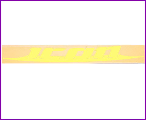 ICON Nose Decal (Yellow) - Phantom Racing Chassis