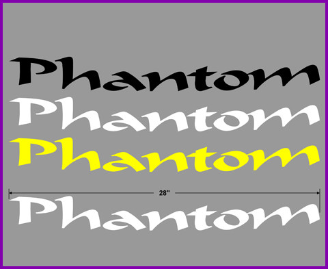 énoi スクイーズ シール ファントム P4.5 Decals - Nose Decals - Phantom Racing Chassis