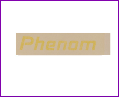 Phenom Chassis Decal (Yellow)
