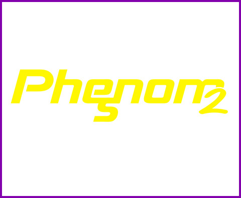 Phenom ES2 Chassis Decal (Yellow) - Phantom Racing Chassis