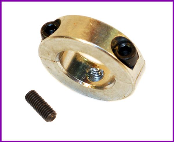 1" Aluminum Fuel Tank Split Collar w/ Mounting Stud