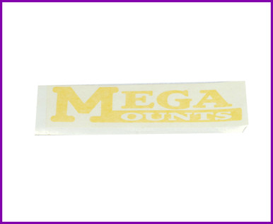 Mega Mount Decal (Yellow) - Phantom Racing Chassis
