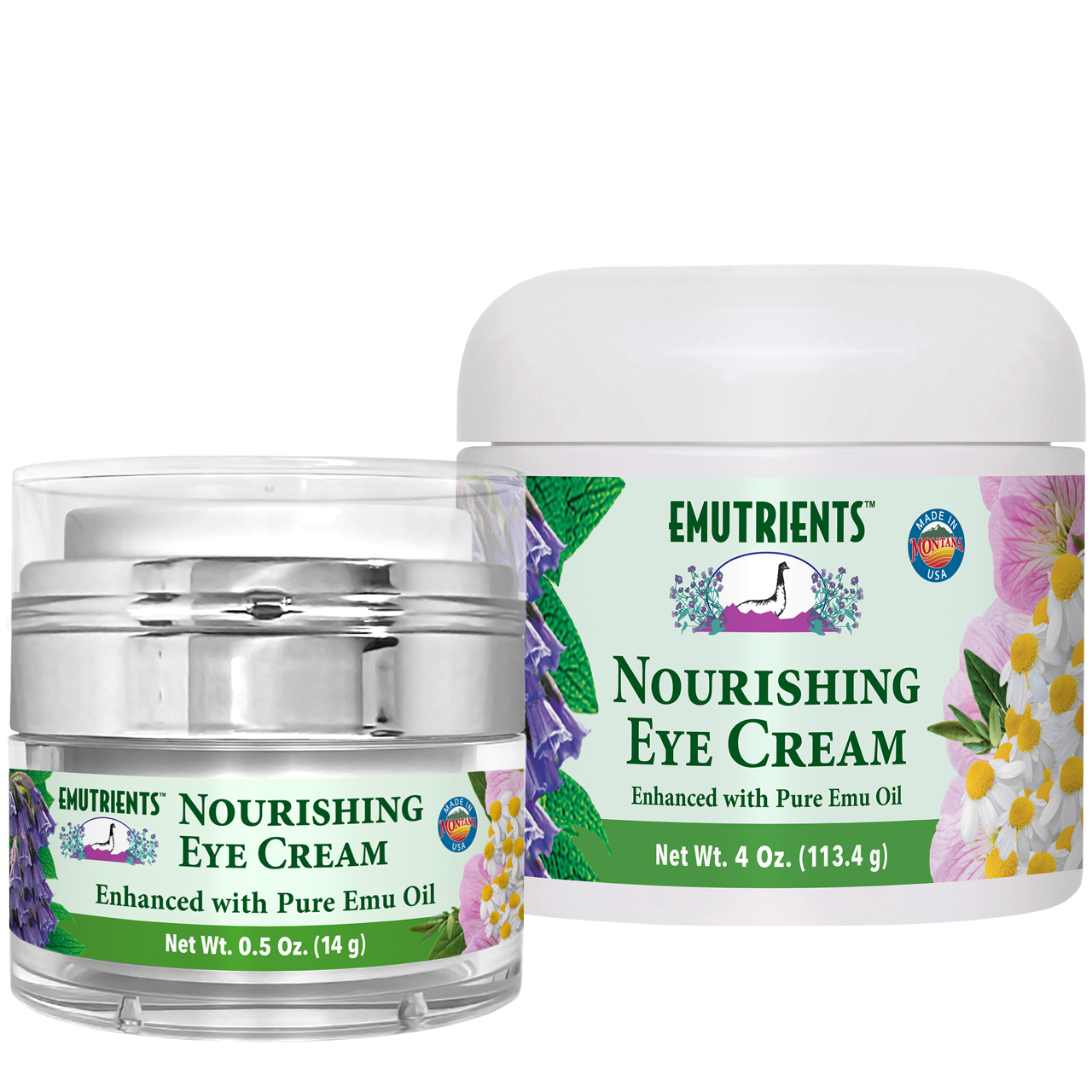 EMUTRIENTS™ Nourishing Eye Cream available in 2 sizes