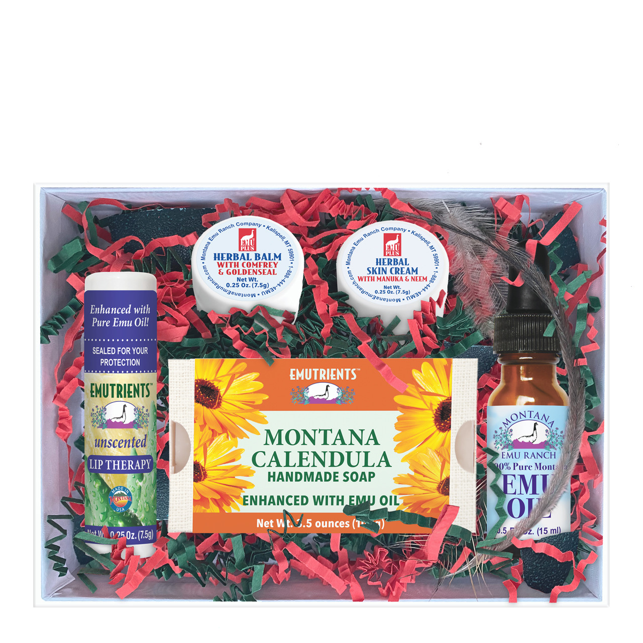 Montana Emu Ranch Emu Products Care Package-Gift Set