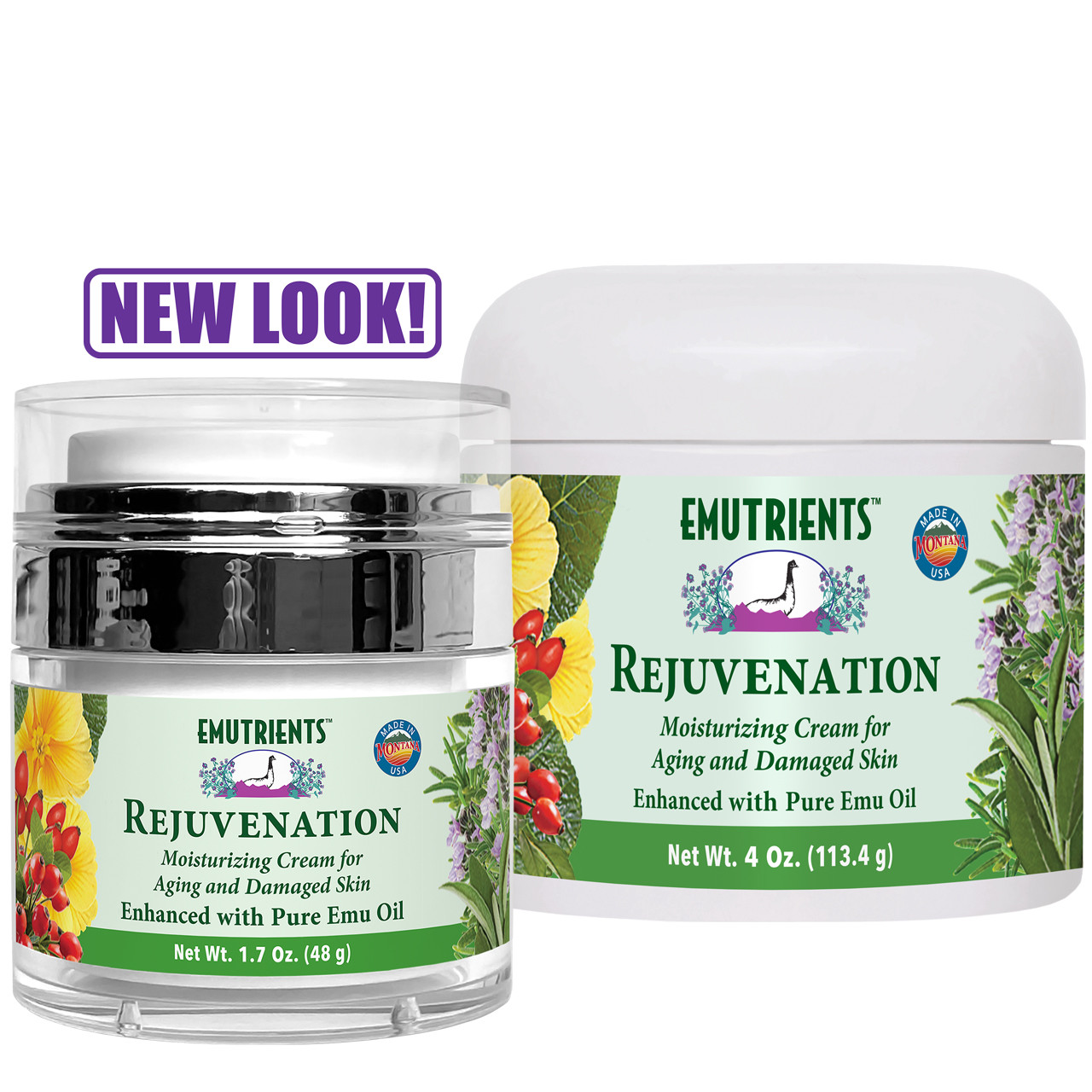 Montana Emu Ranch EMUTRIENTS™ Rejuvenation Moisturizing Cream for Aging