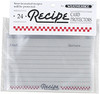 Recipe Cards Protector, 3 x 5, Set of 24