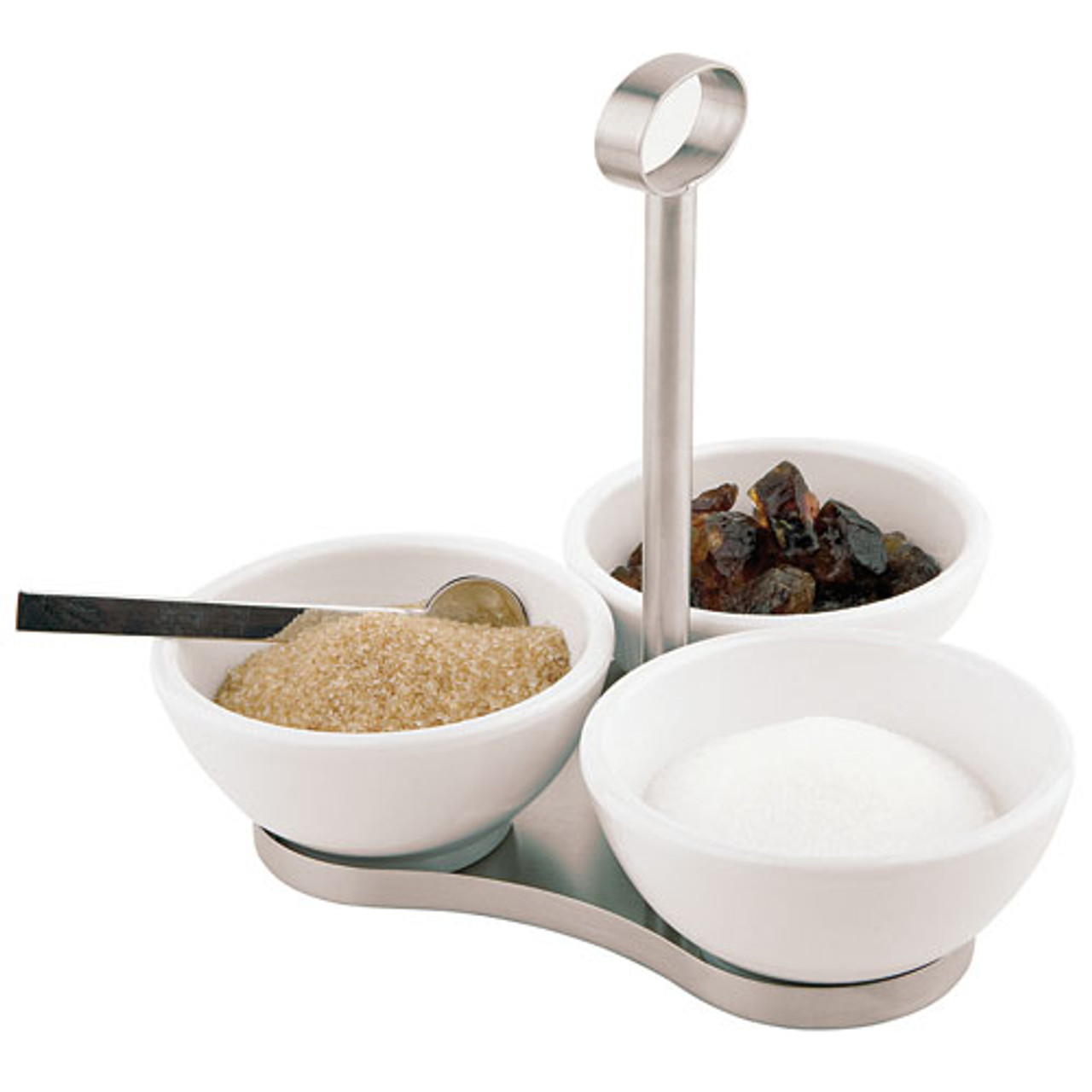 3 Melamine Bowl Set with Handle, L 5.5 x W 5.5 x H 6.25