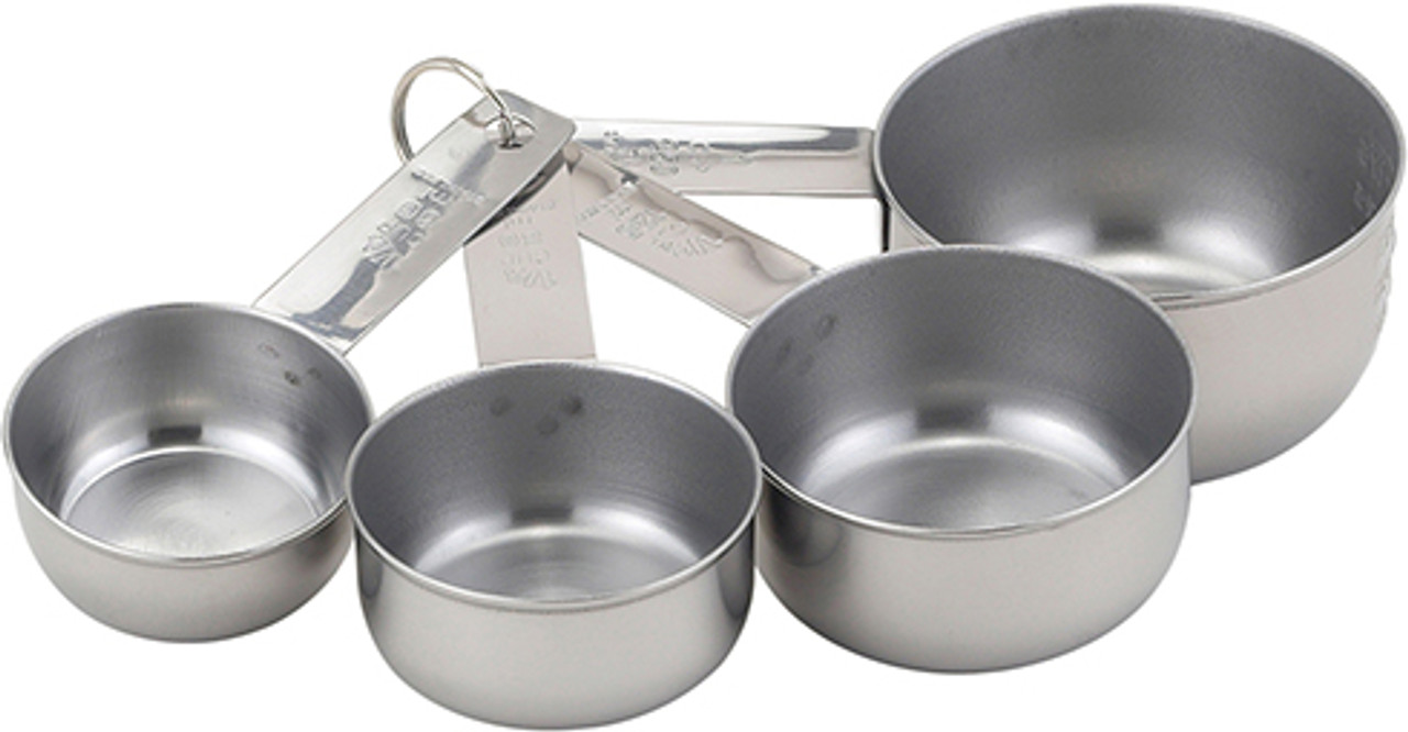 HIC Stainless Steel Measuring Cup, Set of 4