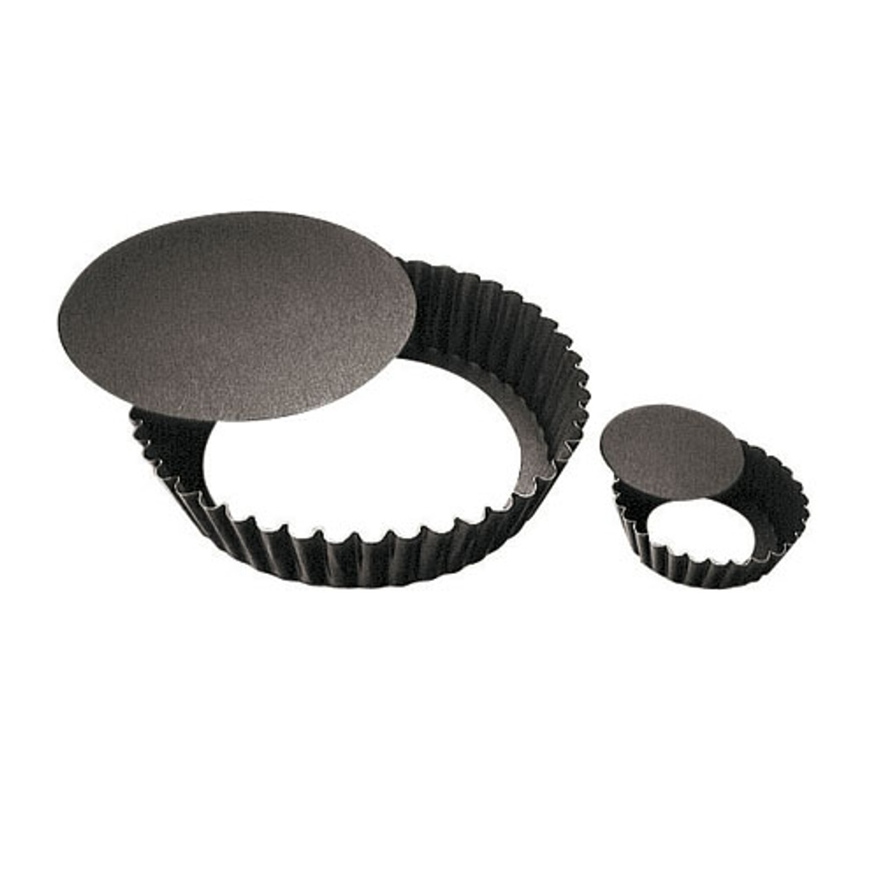 Deep Non-Stick Fluted Mold, DIA 9 1/2" X H 2"