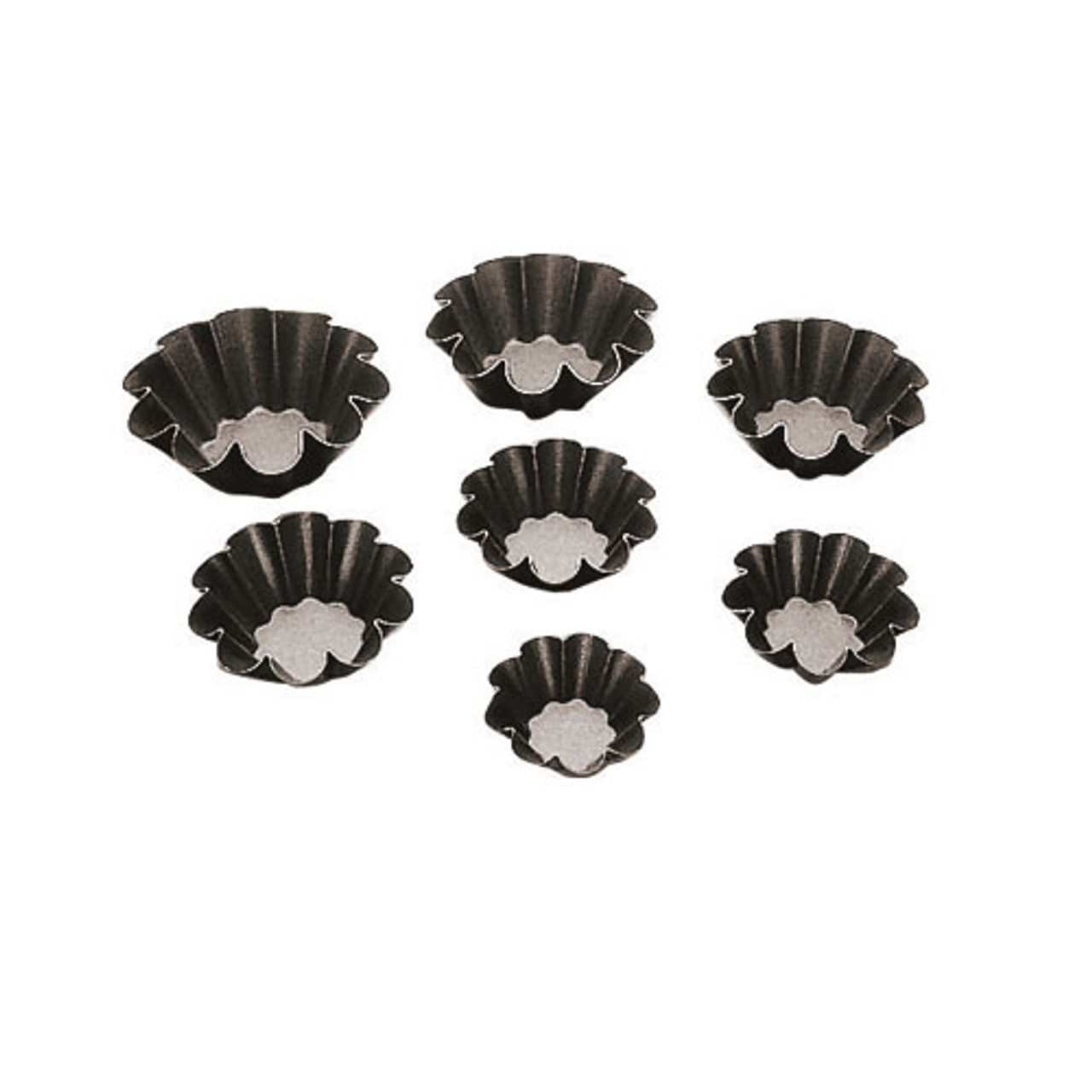 Non-Stick Brioche Mold, DIA 3 1/8" X H 1 1/4"
