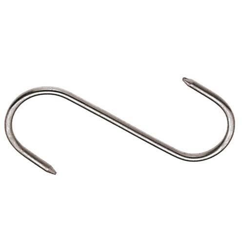 Stainless Steel S-Shaped Meat Hook, 5 1/2" Stainless Steel S-Shaped Meat Hook, 5 1/2"