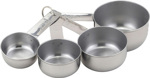 HIC Stainless Steel Measuring Cup, Set of 4