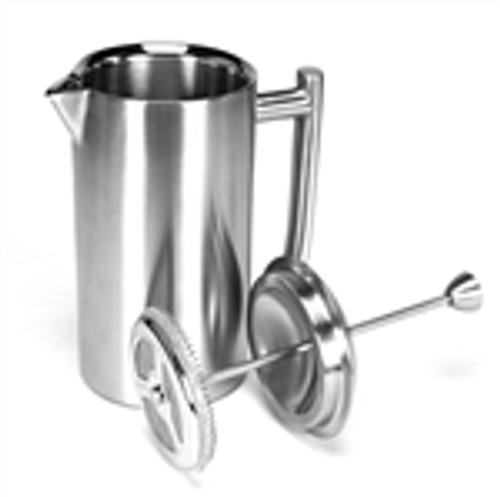 French Press, brushed finish, 16 fl. oz.