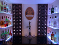 LED Bar Bottle Display Shelf