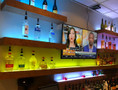 LED Bar Bottle Display Shelf